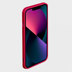 Чехол для iPhone 14 Toyota брызги, цвет: 3D-малиновый — фото 2