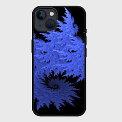Чехол для iPhone 14 Абстрактный морозный узор Abstract frost pattern, цвет: 3D-черный