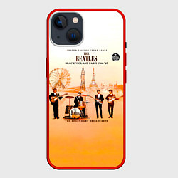 Чехол для iPhone 14 The Beatles Blackpool And Paris 1964-65, цвет: 3D-красный