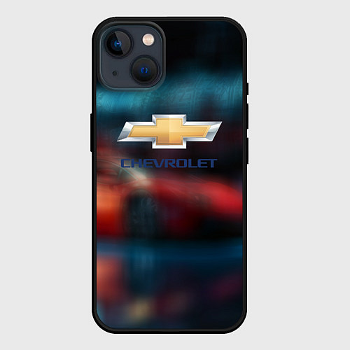 Чехол iPhone 14 Chevrolet sport / 3D-Черный – фото 1