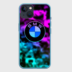 Чехол для iPhone 14 Bmw anime, цвет: 3D-голубой