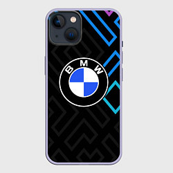 Чехол для iPhone 14 Bmw абстракция, цвет: 3D-светло-сиреневый