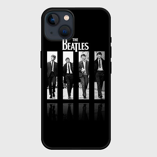 Чехол iPhone 14 The Beatles: Man's / 3D-Черный – фото 1