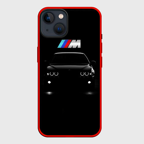 Чехол iPhone 14 BMW / 3D-Красный – фото 1