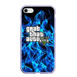 Чехол iPhone 6/6S Plus матовый GTA5 цвета 3D-светло-сиреневый — фото 1