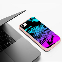 Чехол iPhone 6/6S Plus матовый XIAO ГЕНШИН ИМПАКТ, цвет: 3D-светло-розовый — фото 2