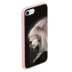 Чехол iPhone 7/8 матовый Die Antwoord GIrl, цвет: 3D-светло-розовый — фото 2