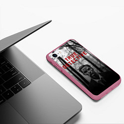 Чехол iPhone 7/8 матовый True Detective: Blackwood, цвет: 3D-малиновый — фото 2