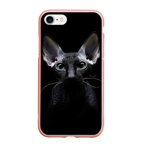 Чехол iPhone 7/8 матовый Сфинкс 2 / 3D-Светло-розовый – фото 1