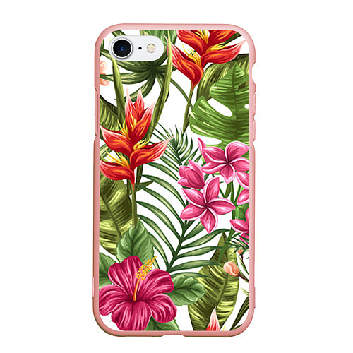 Чехол iPhone 7/8 матовый Фэшн 6 / 3D-Светло-розовый – фото 1
