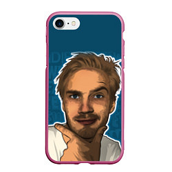 Чехол iPhone 7/8 матовый Pew die pie