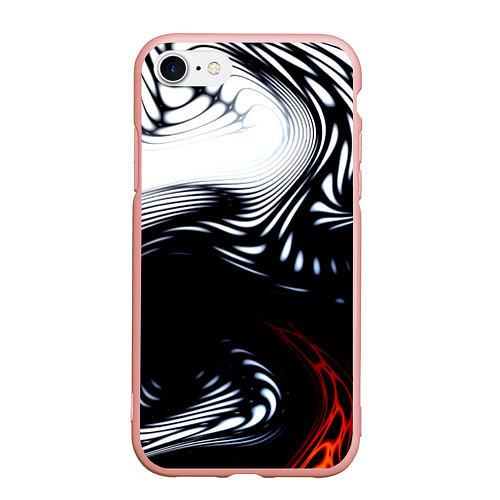 Чехол iPhone 7/8 матовый Abrupt / 3D-Светло-розовый – фото 1