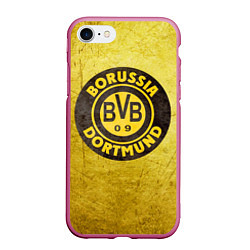 Чехол iPhone 7/8 матовый Borussia3, цвет: 3D-малиновый