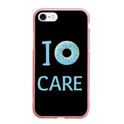 Чехол iPhone 7/8 матовый I Donut care, цвет: 3D-баблгам