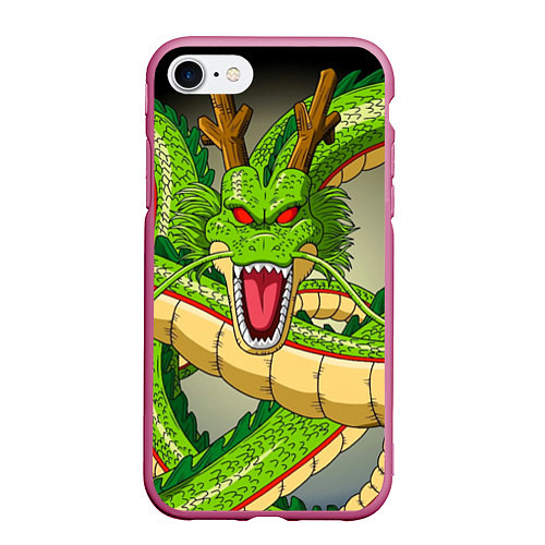 Чехол iPhone 7/8 матовый Dragon Ball / 3D-Малиновый – фото 1