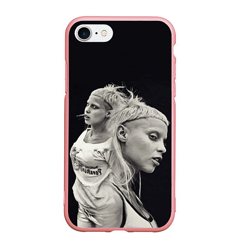 Чехол iPhone 7/8 матовый Die Antwoord: Black Girl / 3D-Баблгам – фото 1