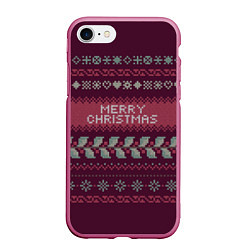 Чехол iPhone 7/8 матовый Merry Christmas