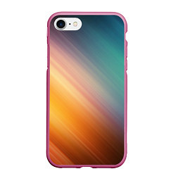Чехол iPhone 7/8 матовый Стильный окрас, цвет: 3D-малиновый