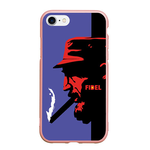 Чехол iPhone 7/8 матовый Fidel / 3D-Светло-розовый – фото 1