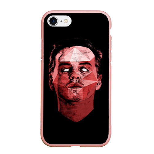 Чехол iPhone 7/8 матовый Dark Moriarty / 3D-Светло-розовый – фото 1