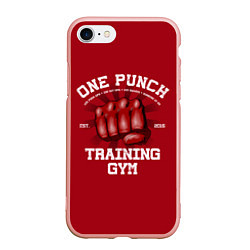 Чехол iPhone 7/8 матовый One Punch Gym