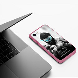 Чехол iPhone 7/8 матовый Spirit, цвет: 3D-малиновый — фото 2