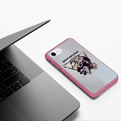 Чехол iPhone 7/8 матовый Paul Van Dyk, цвет: 3D-малиновый — фото 2