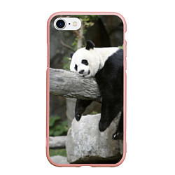 Чехол iPhone 7/8 матовый Большая уставшая панда