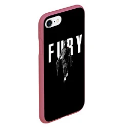 Чехол iPhone 7/8 матовый Tretij rebenok Fury, цвет: 3D-малиновый — фото 2