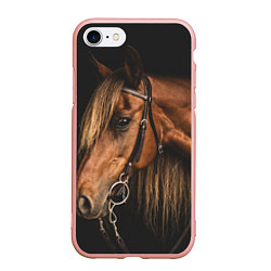 Чехол iPhone 7/8 матовый Взгляд коня