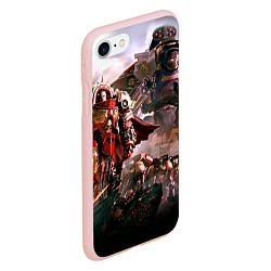 Чехол iPhone 7/8 матовый Warhammer 40k: Angelos, цвет: 3D-светло-розовый — фото 2