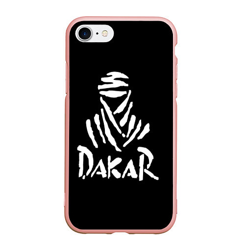 Чехол iPhone 7/8 матовый Dakar / 3D-Светло-розовый – фото 1