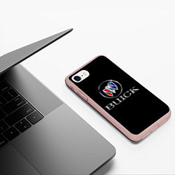 Чехол iPhone 7/8 матовый Buick, цвет: 3D-светло-розовый — фото 2