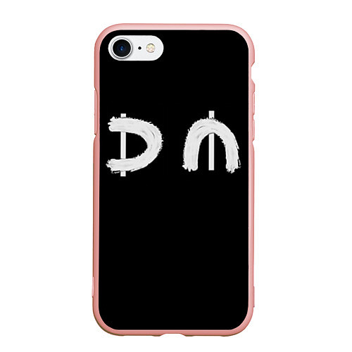 Чехол iPhone 7/8 матовый DM Rock / 3D-Светло-розовый – фото 1
