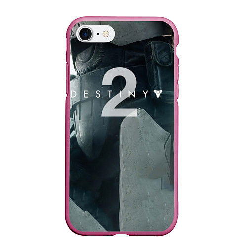 Чехол iPhone 7/8 матовый Destiny 2 / 3D-Малиновый – фото 1