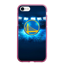 Чехол iPhone 7/8 матовый Golden State Warriors 6, цвет: 3D-малиновый