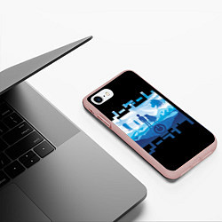 Чехол iPhone 7/8 матовый No Game No Life, цвет: 3D-светло-розовый — фото 2