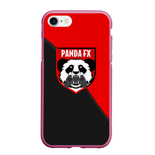 Чехол iPhone 7/8 матовый PandafxTM / 3D-Малиновый – фото 1