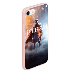 Чехол iPhone 7/8 матовый Battlefield One, цвет: 3D-светло-розовый — фото 2