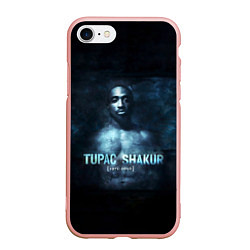 Чехол iPhone 7/8 матовый Tupac Shakur 1971-1996
