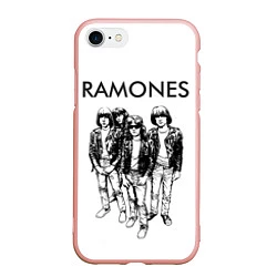 Чехол iPhone 7/8 матовый Ramones Party