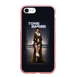 Чехол iPhone 7/8 матовый TOMB RAIDER, цвет: 3D-баблгам