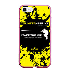 Чехол iPhone 7/8 матовый Counter-Strike: Go Mid