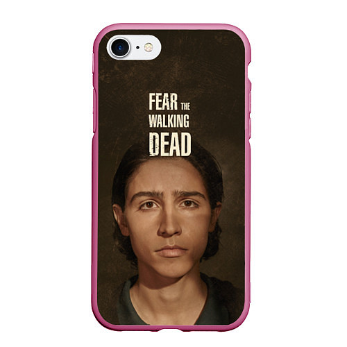 Чехол iPhone 7/8 матовый FtWD: Chris Manava / 3D-Малиновый – фото 1