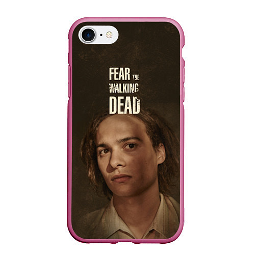 Чехол iPhone 7/8 матовый FtWD: Nick Clark / 3D-Малиновый – фото 1