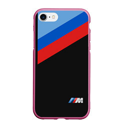 Чехол iPhone 7/8 матовый Бмв Bmw 2018 Brand Colors, цвет: 3D-малиновый