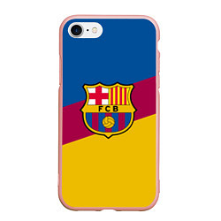 Чехол iPhone 7/8 матовый FC Barcelona 2018 Colors