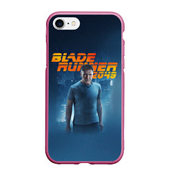 Чехол iPhone 7/8 матовый BR 2049: Rick Deckard, цвет: 3D-малиновый