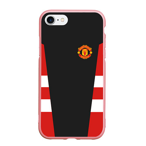 Чехол iPhone 7/8 матовый Man UTD FC: Vintage 2018 / 3D-Баблгам – фото 1