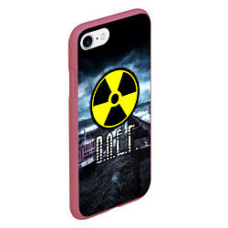 Чехол iPhone 7/8 матовый S.T.A.L.K.E.R: Олег, цвет: 3D-малиновый — фото 2